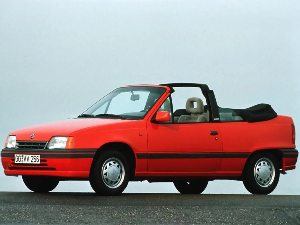 Opel Kadett (43B) 6 поколение, рестайлинг, открытый кузов (02.1989 - 02.1993)